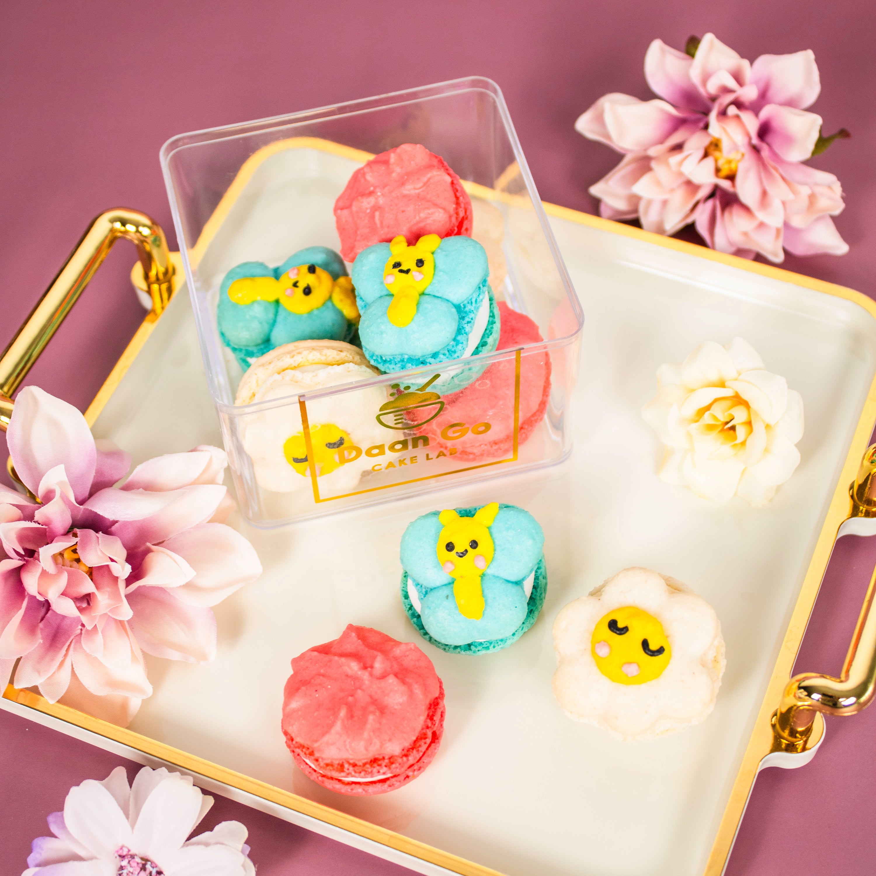 Butterfly Mini Mix Macarons – Daan Go Cake Lab | Toronto