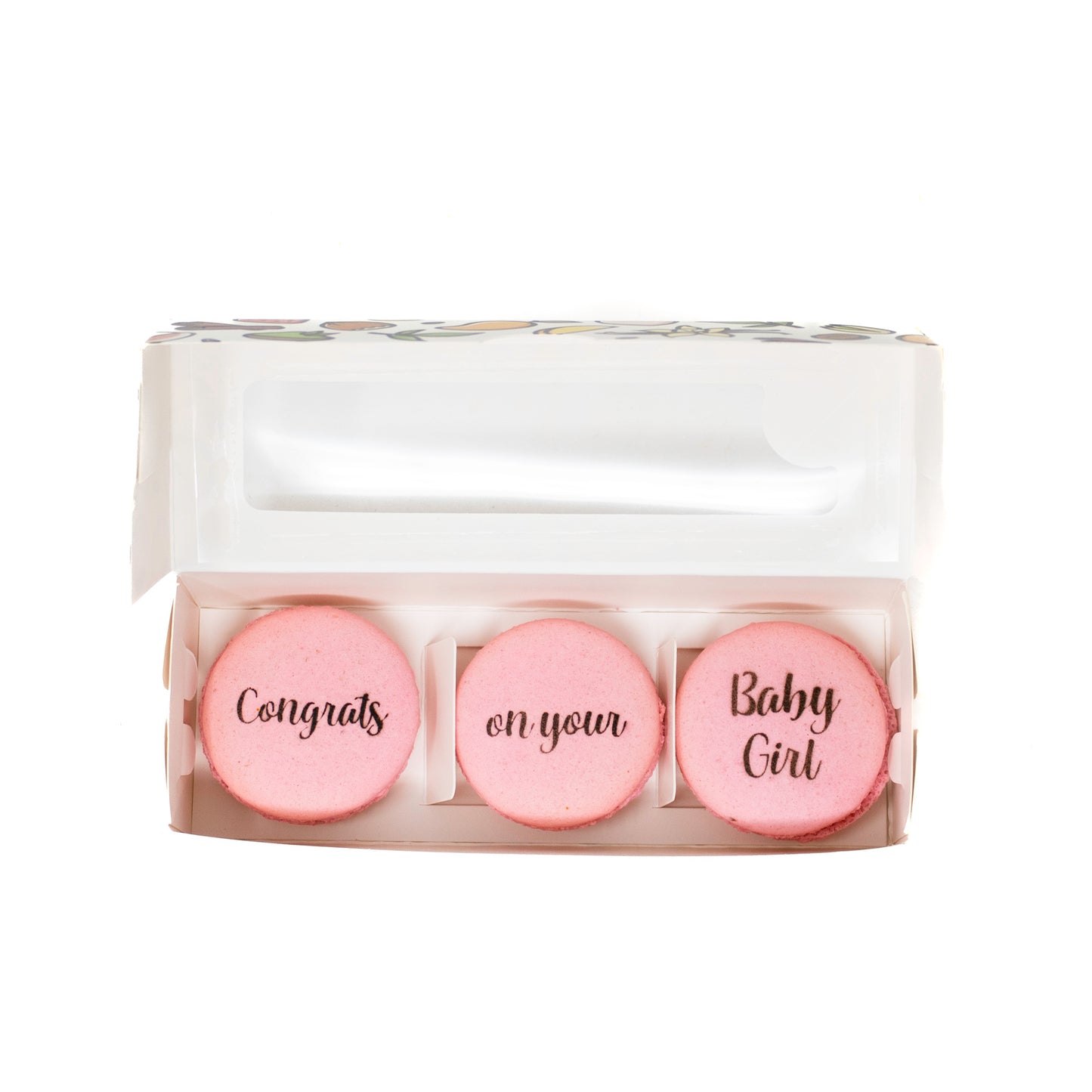 Macarons - Congrats on your Baby Girl