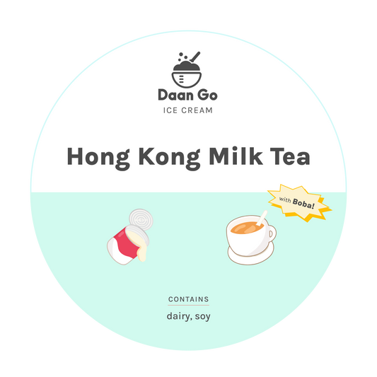 HK Milk Tea with Boba Ice Cream - Daan Go Cake Lab | Toronto