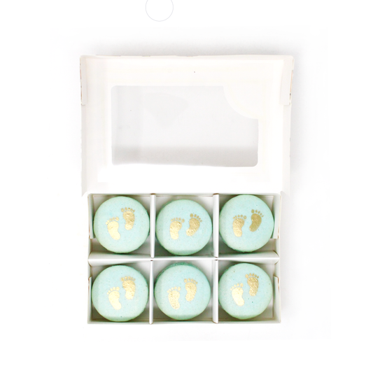 Macarons - Baby Feet - Daan Go Cake Lab | Toronto