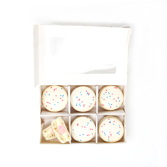 Macarons - Gender Reveal - Daan Go Cake Lab | Toronto