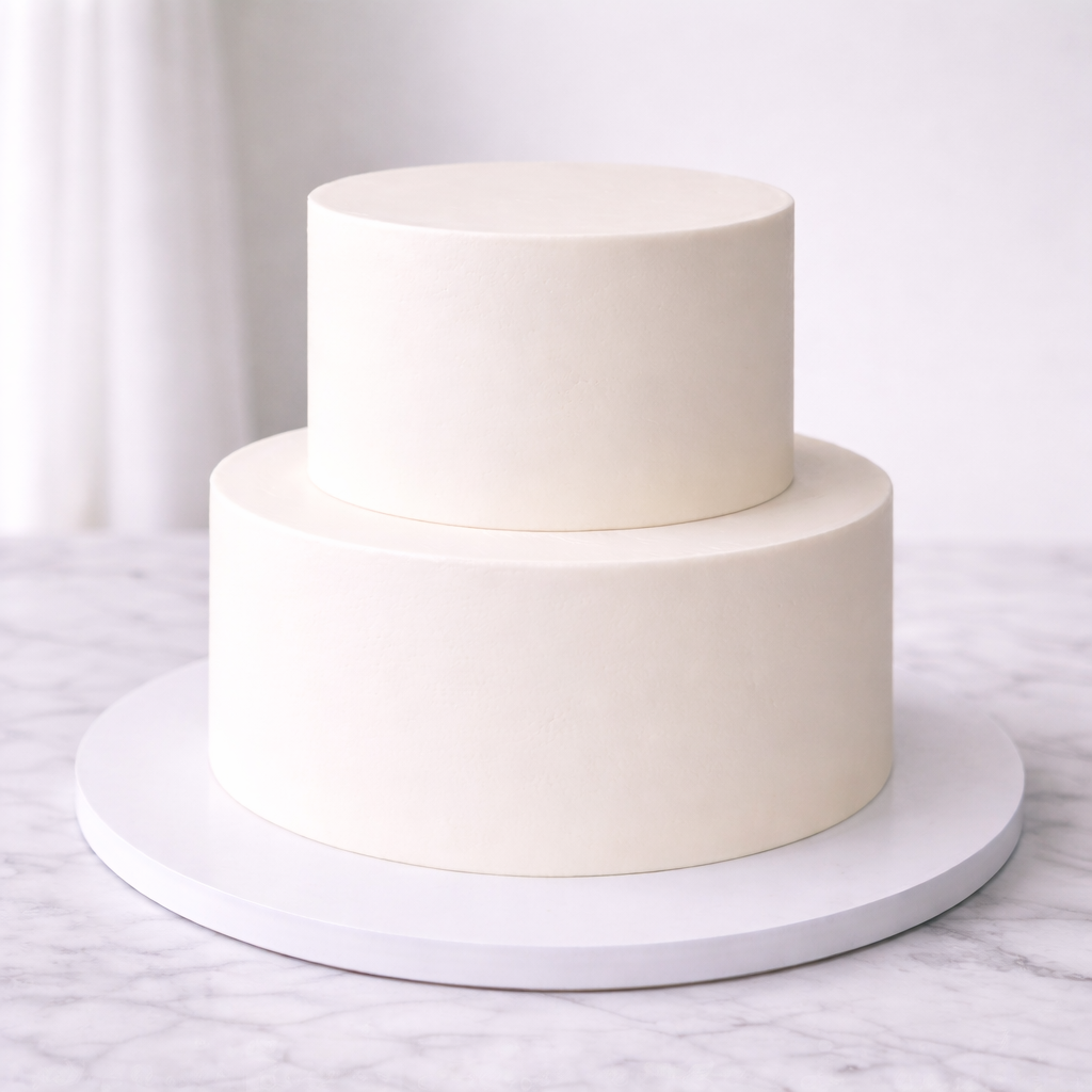 Wedding Cake (Buttercream, Smooth)