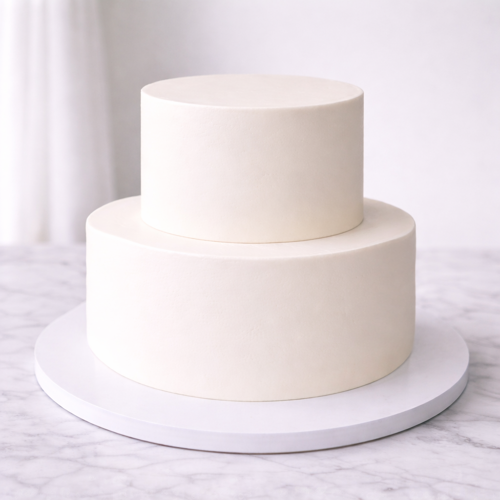 Wedding Cake (Buttercream, Smooth)