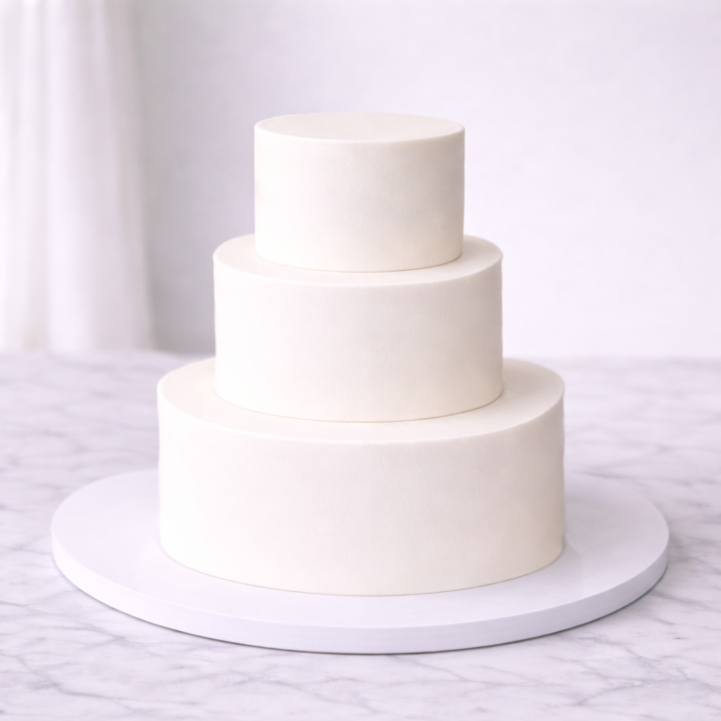 Wedding Cake (Buttercream, Smooth)