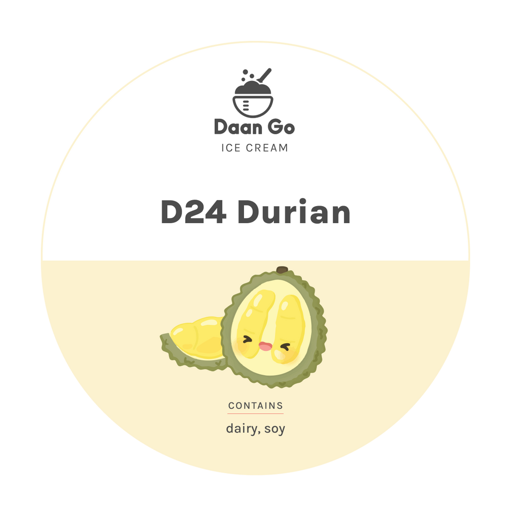Premium D24 Durian Ice Cream - Daan Go Cake Lab | Toronto