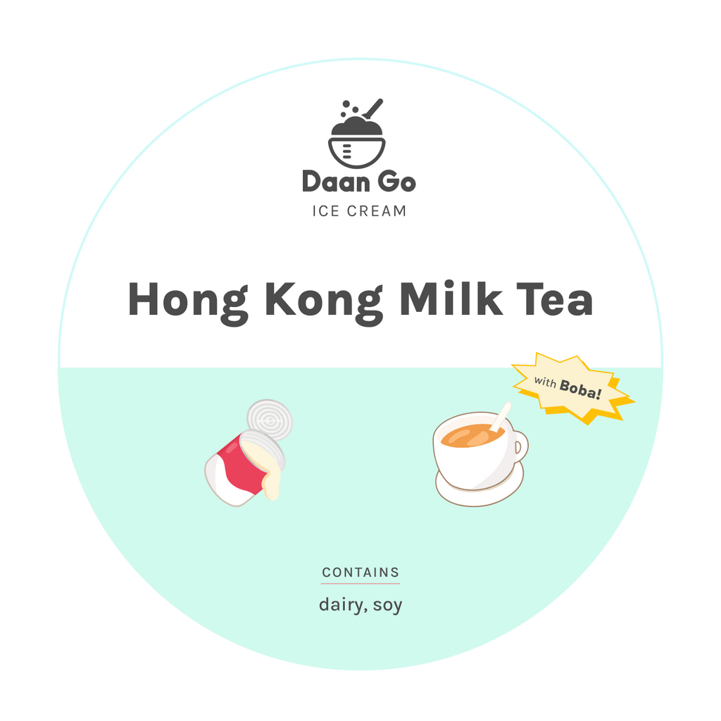 HK Milk Tea with Boba Ice Cream - Daan Go Cake Lab | Toronto