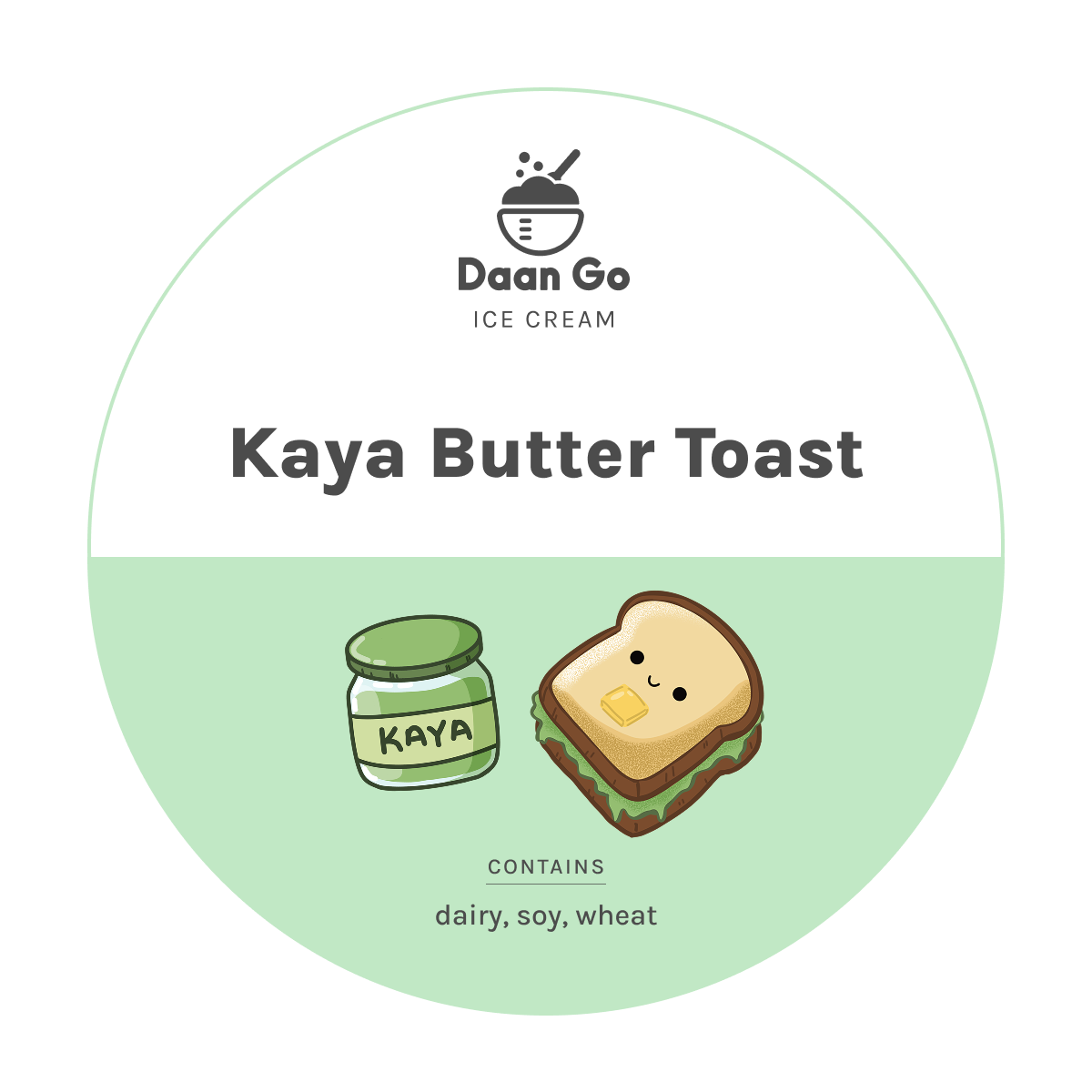 Kaya Butter Toast Ice Cream - Daan Go Cake Lab | Toronto
