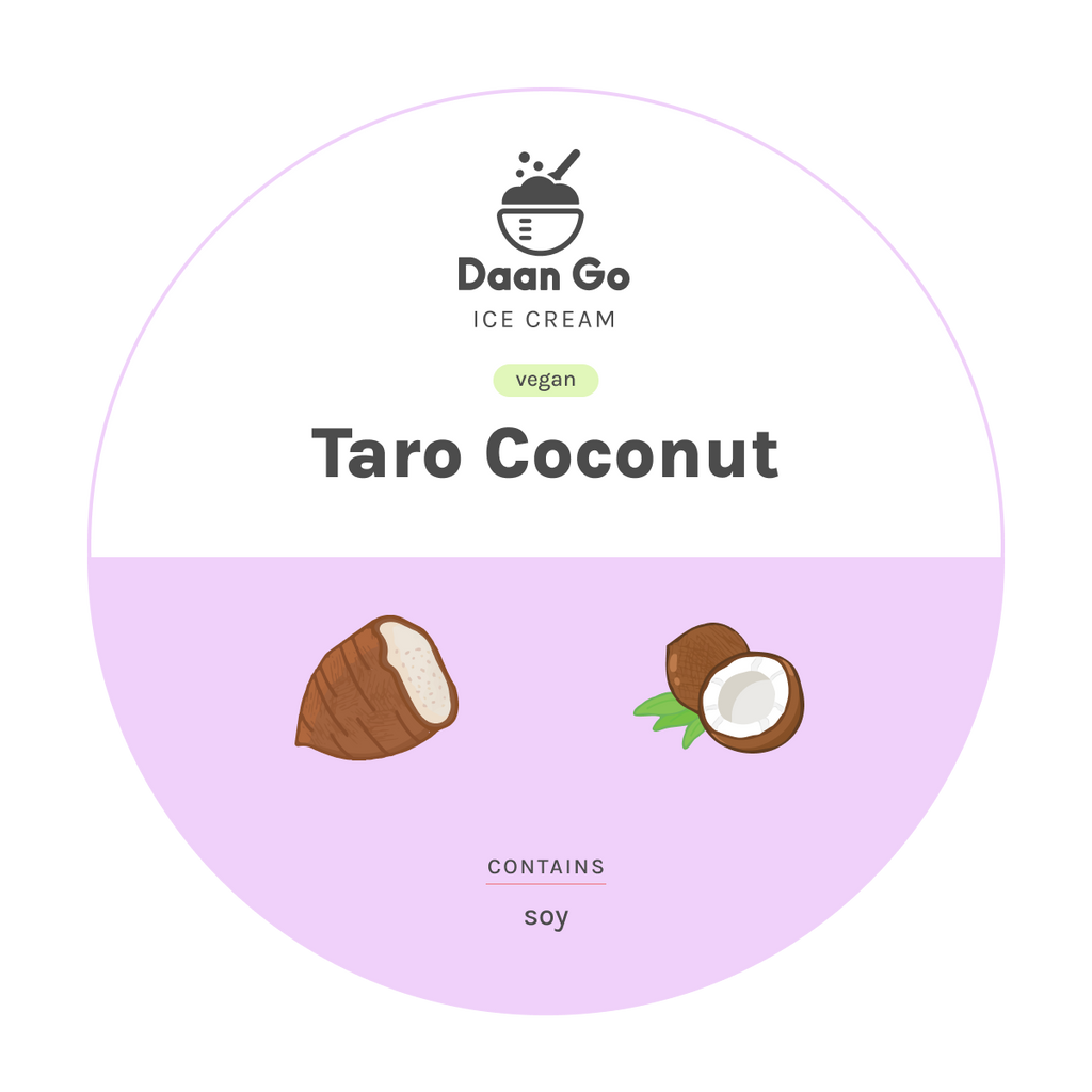 Taro Coconut Ice Cream - Daan Go Cake Lab | Toronto
