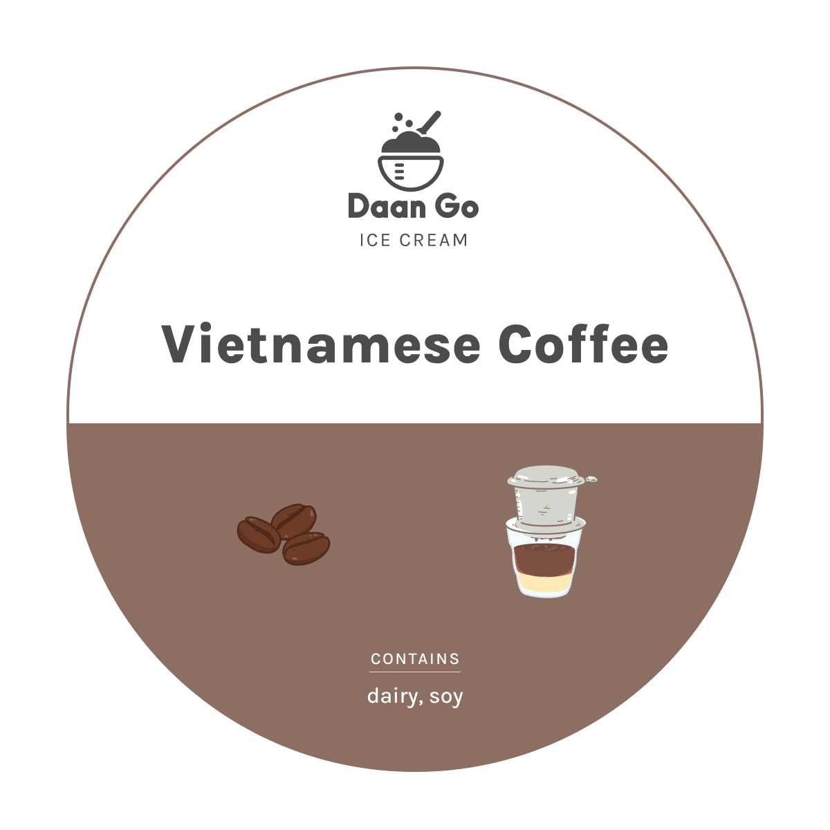 Vietnamese Coffee Ice Cream - Daan Go Cake Lab | Toronto