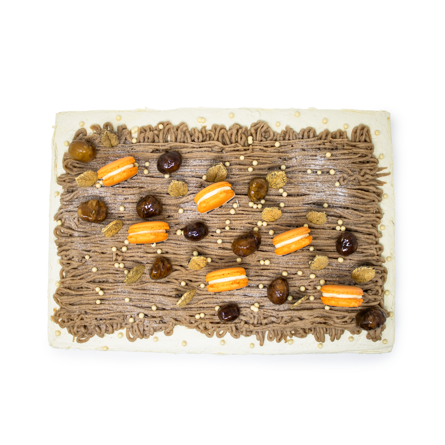 Mont Blanc Slab Cake