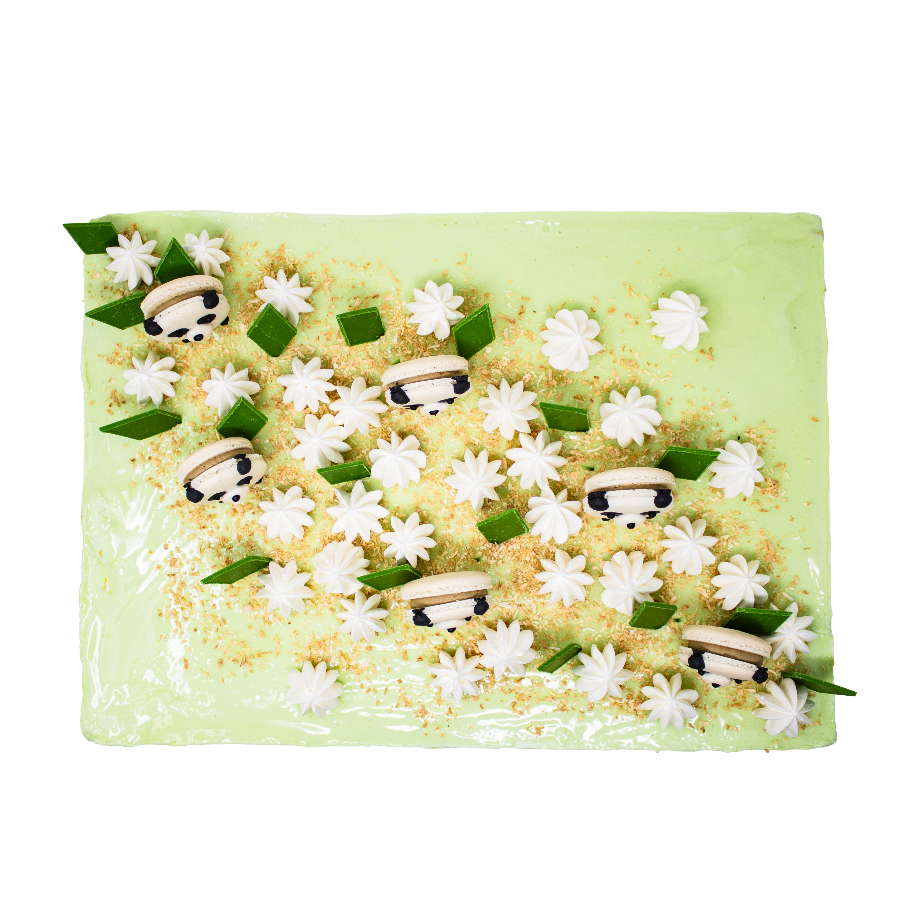 Pandan Paradise Slab Cake