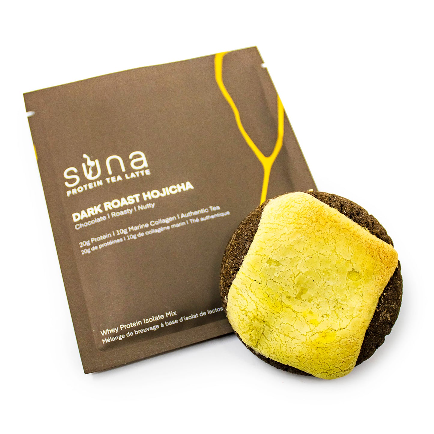 Suna x Daan Go - Dark Roast Hojicha Protein Cookie Combo