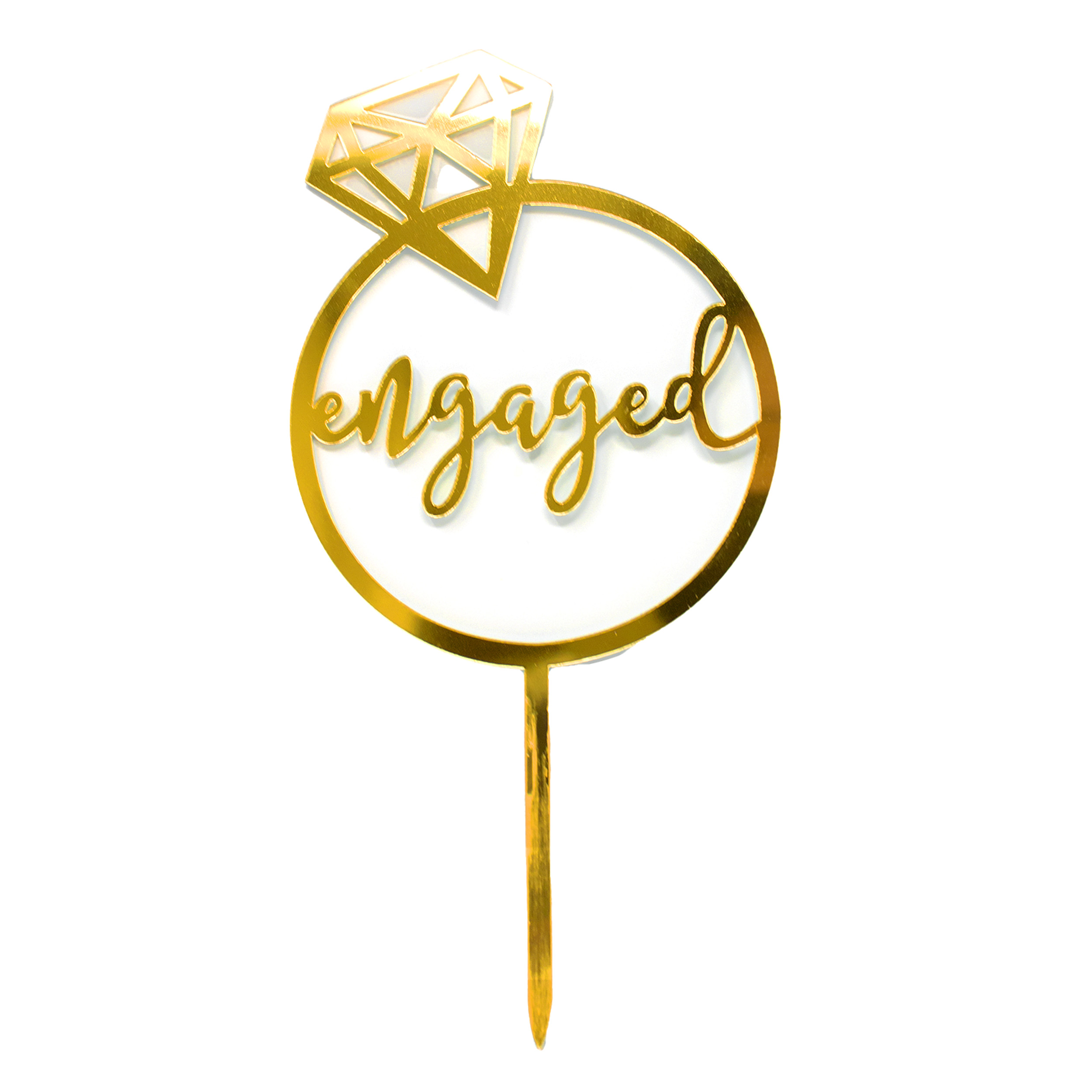 Engaged Topper - Daan Go Cake Lab | Toronto