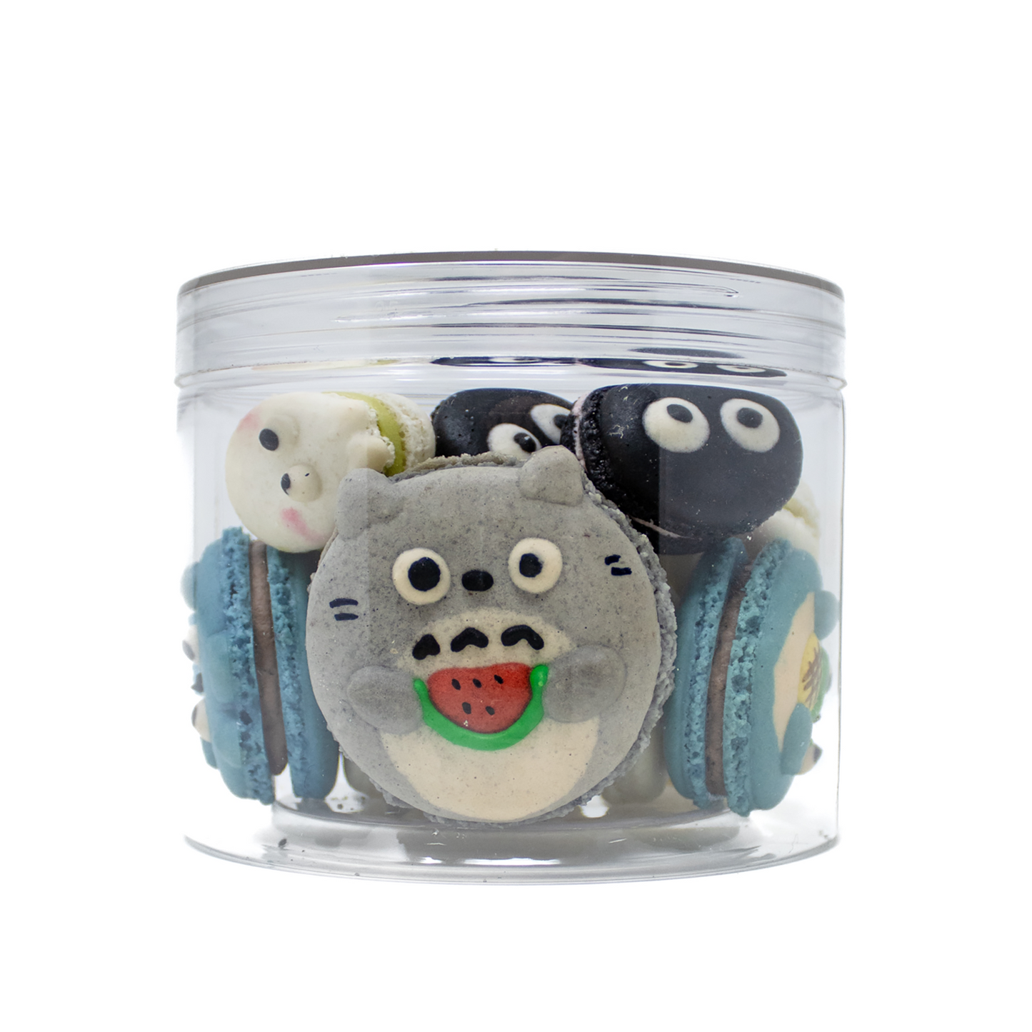 Totoro Mini Mix Macarons