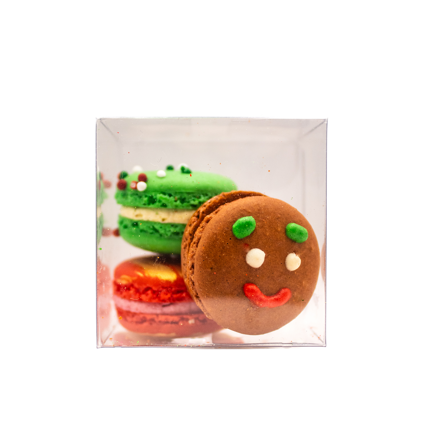 Mini Macarons Trio - Gingerbread Man