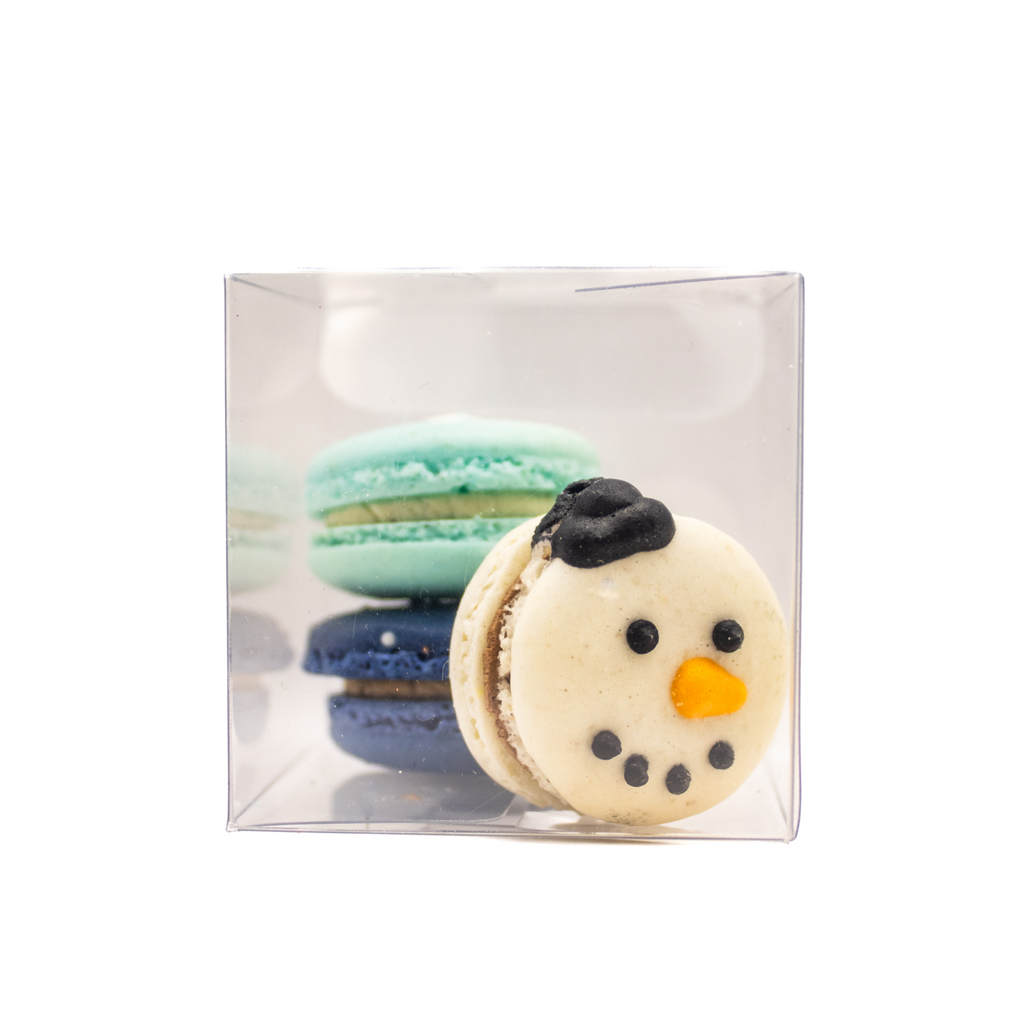 Mini Macarons Trio - Snowman