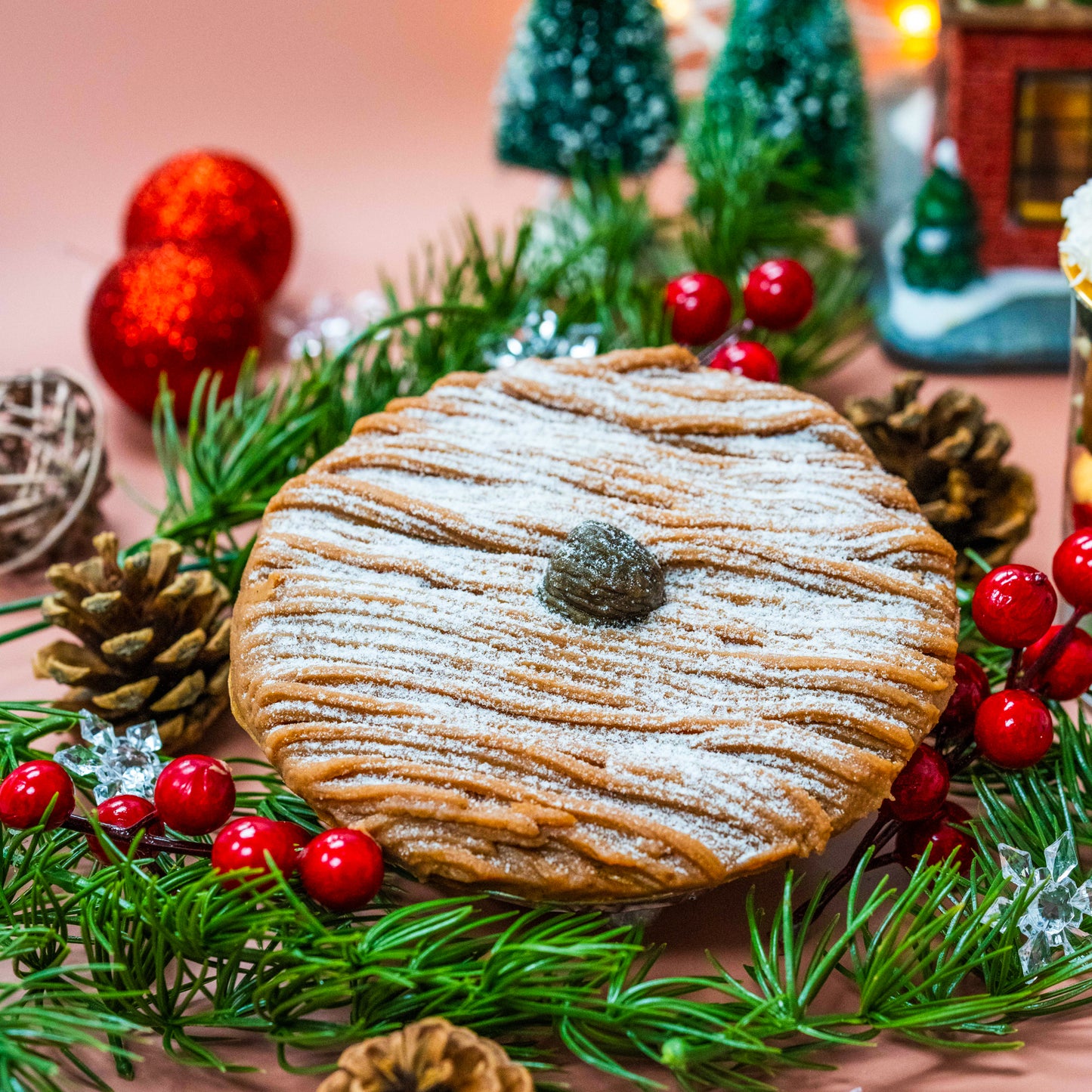 Chestnut Rum Raisin Pie