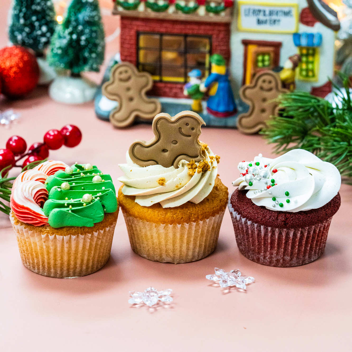 Christmas Cupcake Set