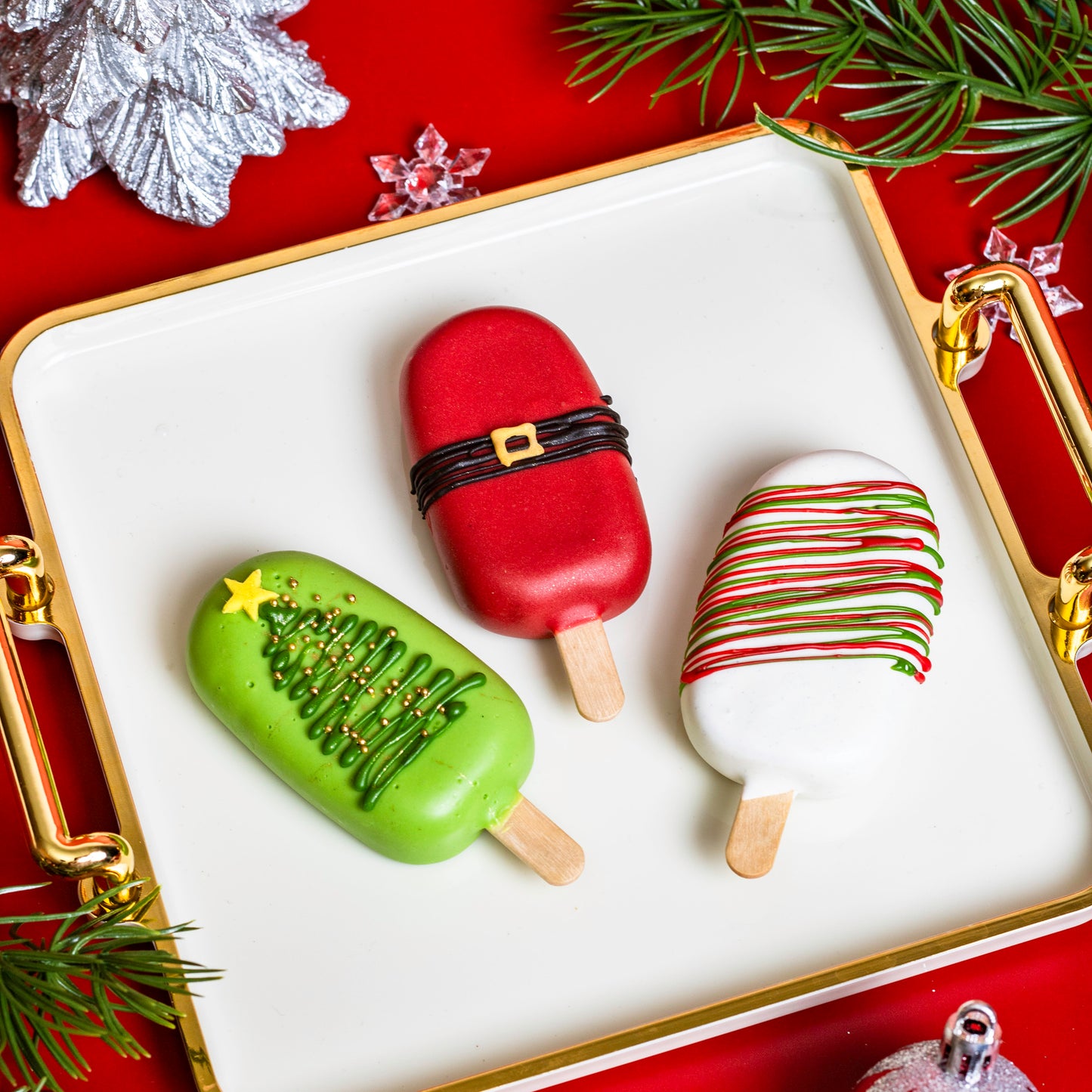 圣诞节蛋糕棒