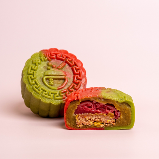 Snow Skin Mooncake - Pistachio Raspberry (Limited Edition)