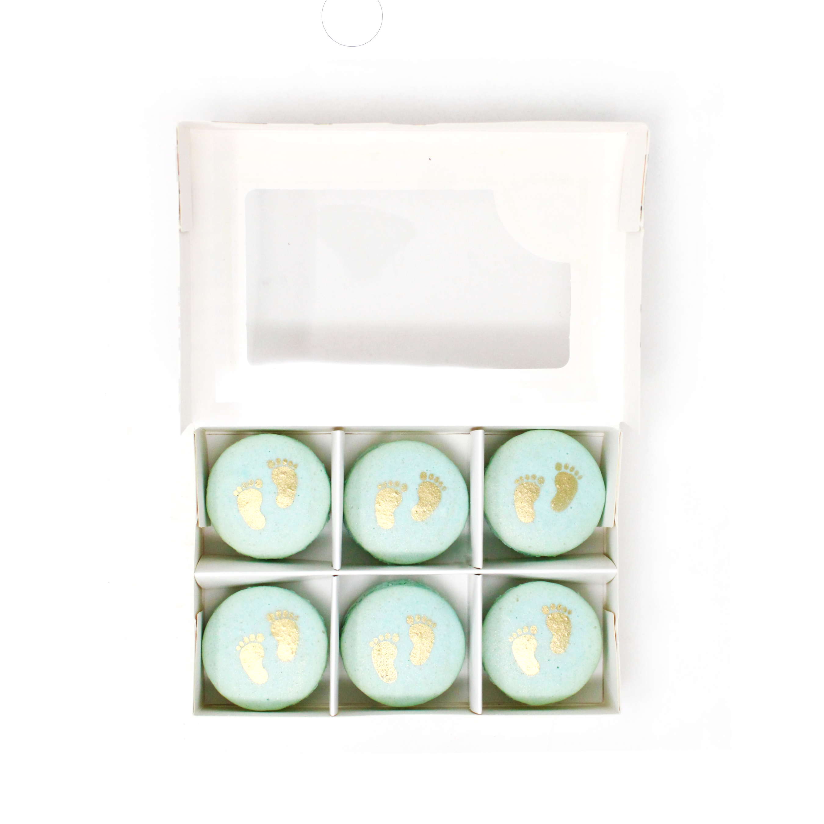 Macarons - Baby Feet - Daan Go Cake Lab | Toronto