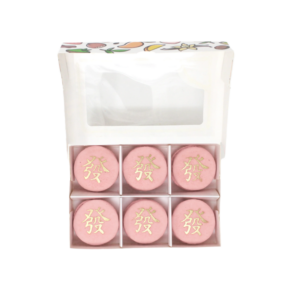 Macarons - Wealth (Stenciled) - Daan Go Cake Lab | Toronto