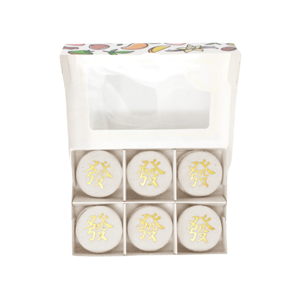 Macarons - Wealth (Stenciled) - Daan Go Cake Lab | Toronto