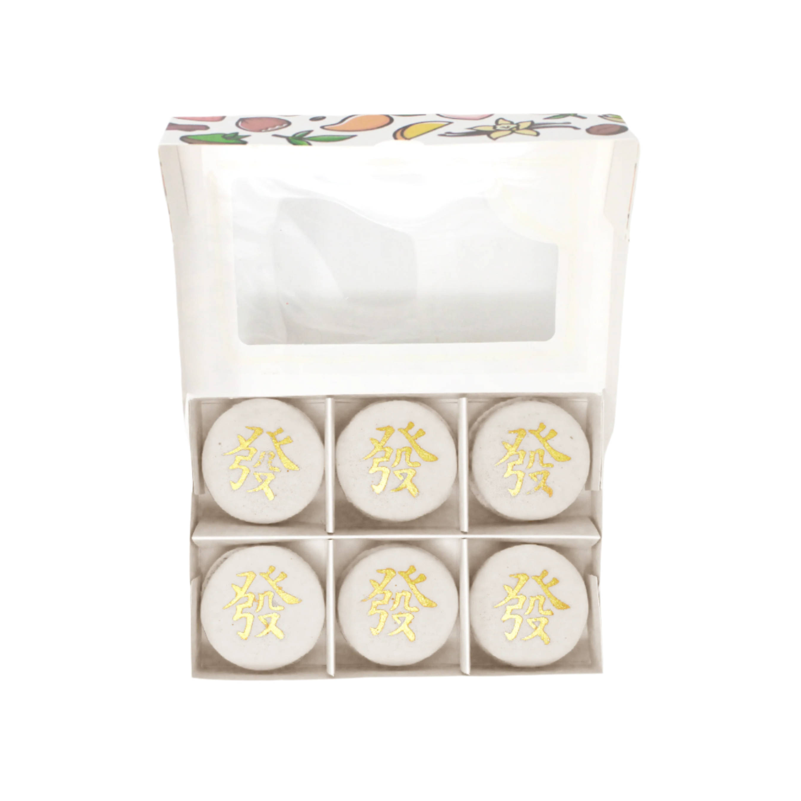 Macarons - Wealth (Stenciled) - Daan Go Cake Lab | Toronto