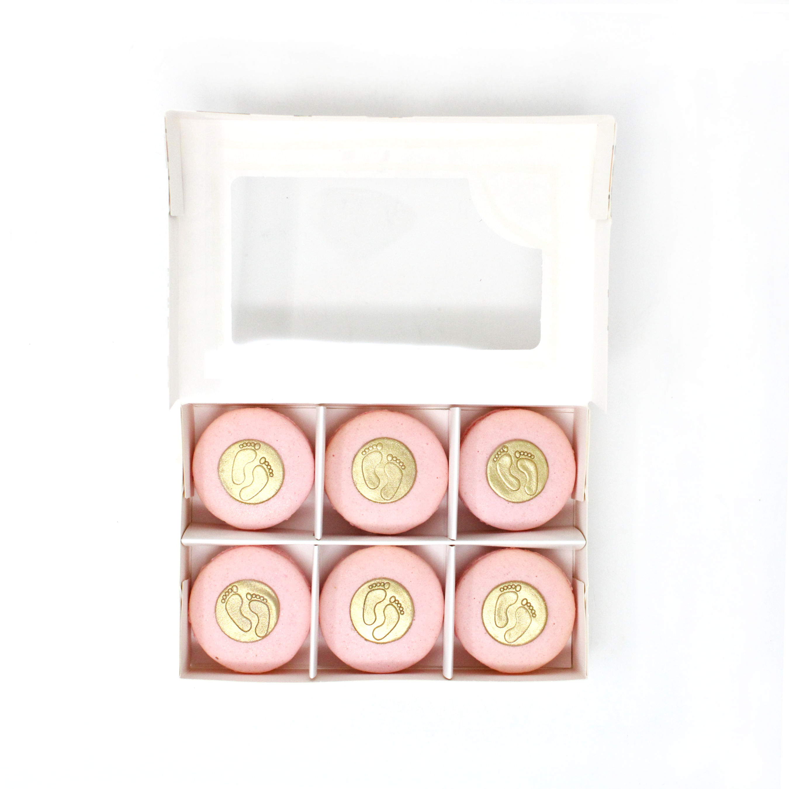 Macarons - Baby Feet - Daan Go Cake Lab | Toronto