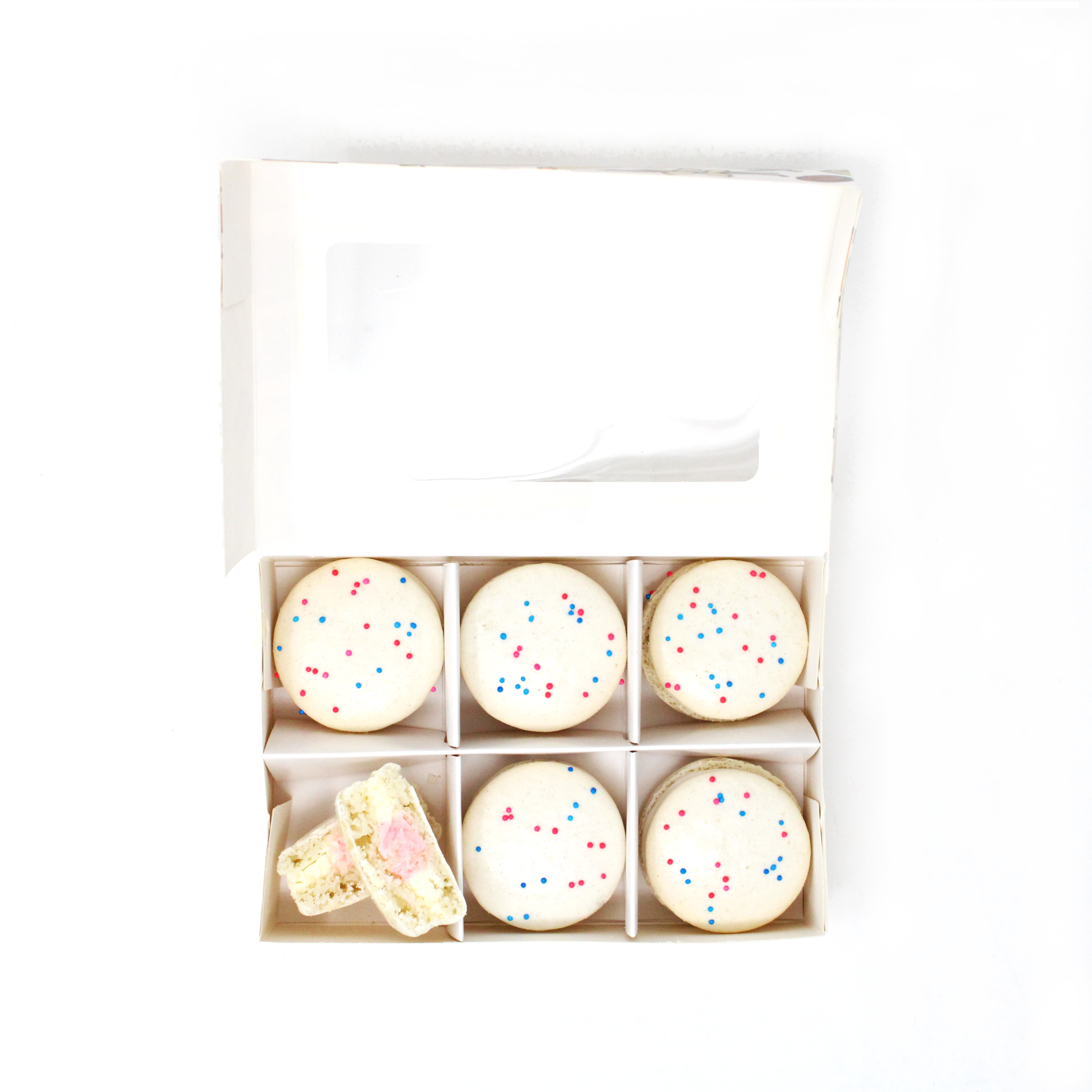 Macarons - Gender Reveal - Daan Go Cake Lab | Toronto