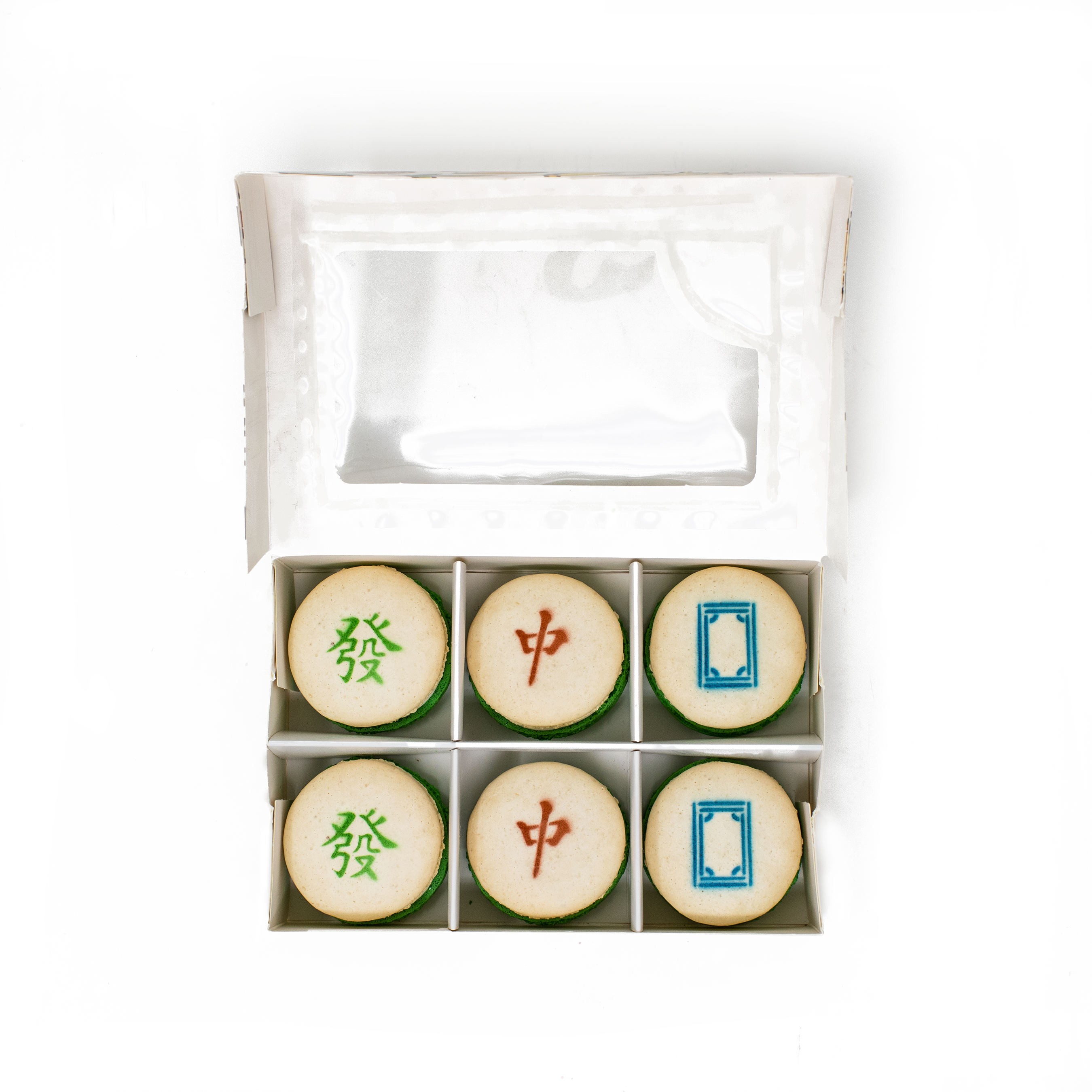 Macarons - Mahjong (Stenciled) - Daan Go Cake Lab | Toronto