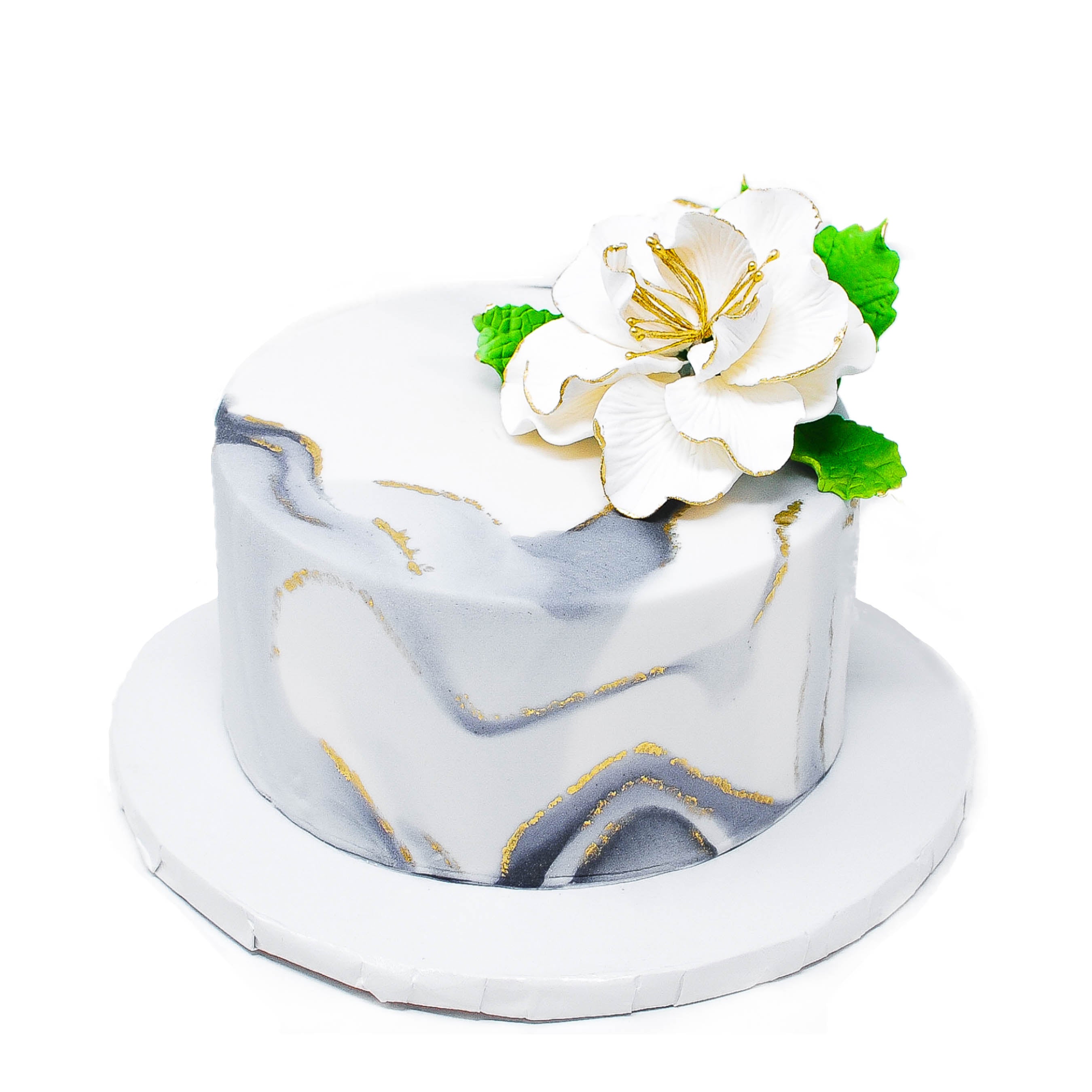 Easy Marble Gender Reveal Cake - Cook. Craft. Love.