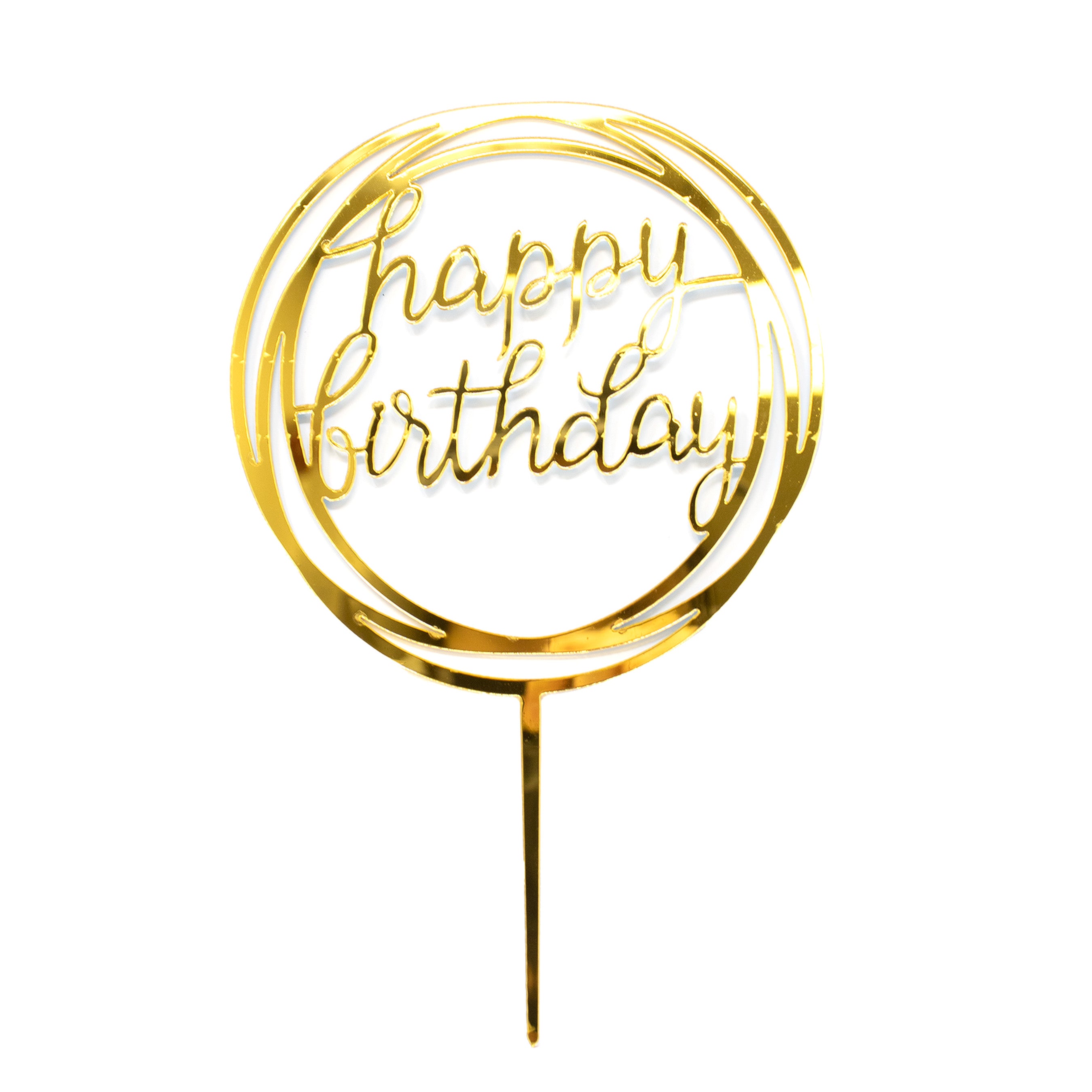 Happy Birthday Topper - Daan Go Cake Lab | Toronto